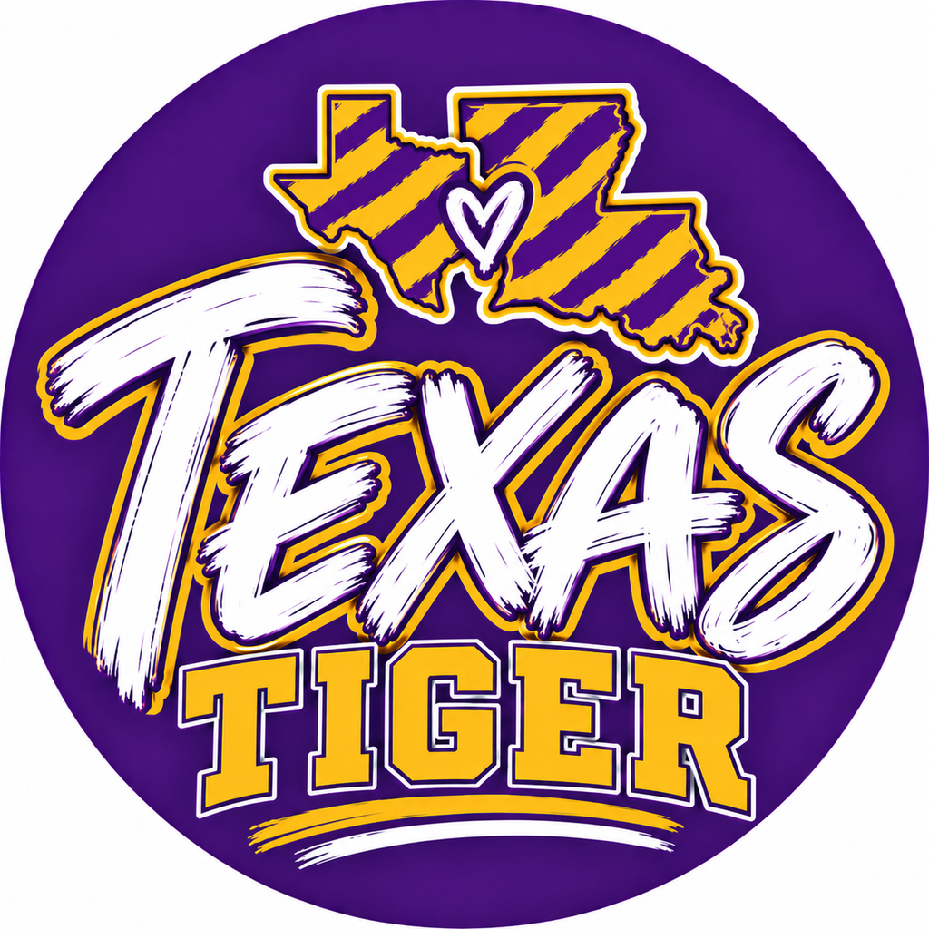 Tigers Game Day Buttons 💜💛