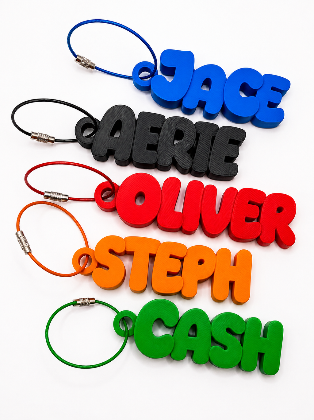 Personalized 3D Name Bag Tag ✨