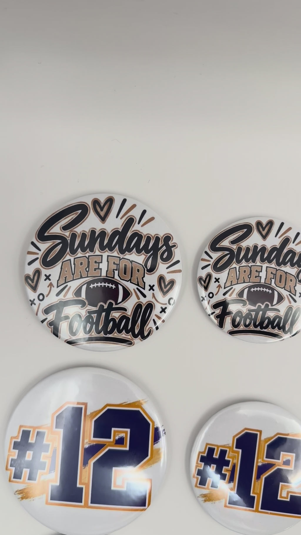 Game Day Buttons