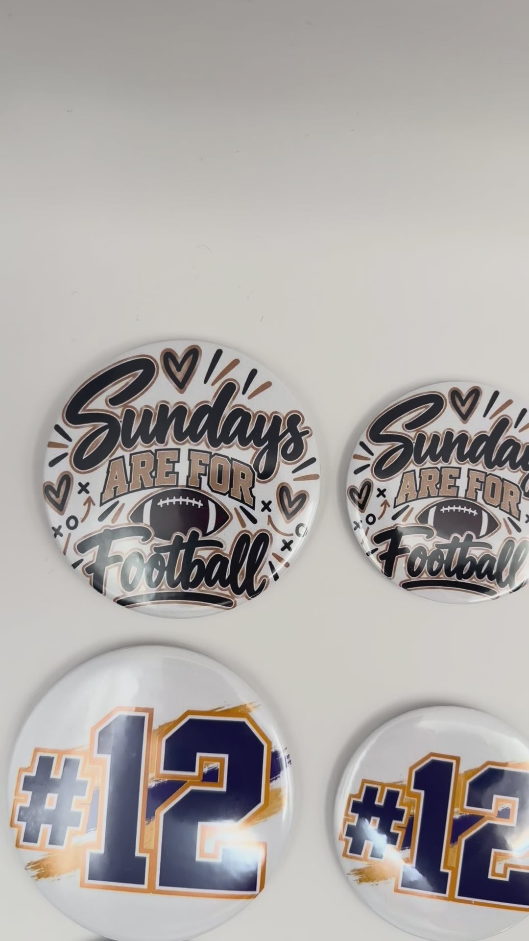 Game Day Buttons